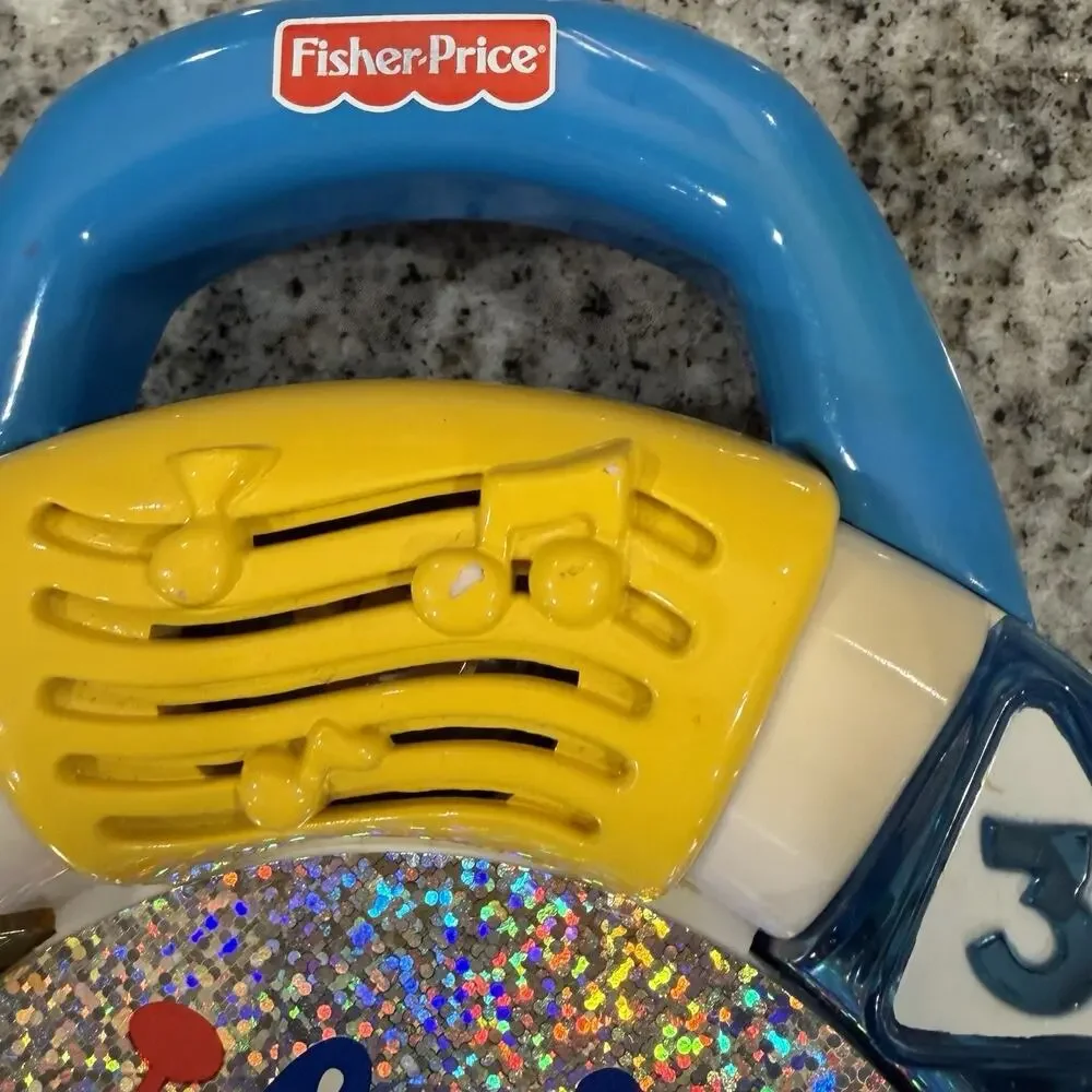 VINTAGE-2000 Fisher Price Baby Jivin Jukebox Smartronics Sounds Lights Toy-Works